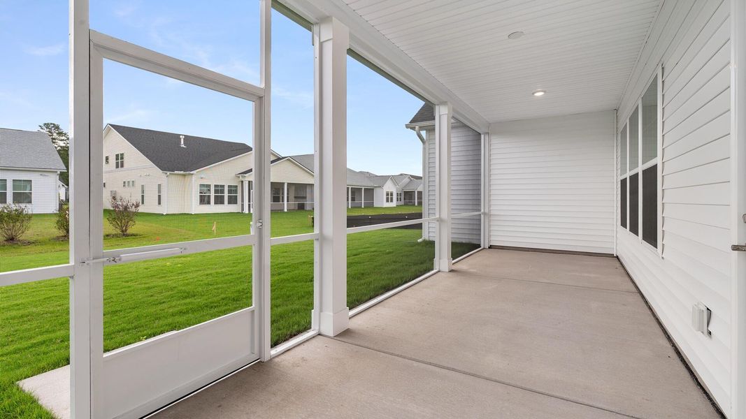 Exterior details and patio area of a home in , Summerville (Image 3).