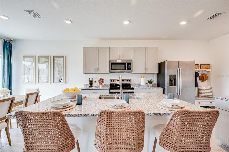 Furnished interior view inside a new home in Palm Wind, Hudson (Image 17).