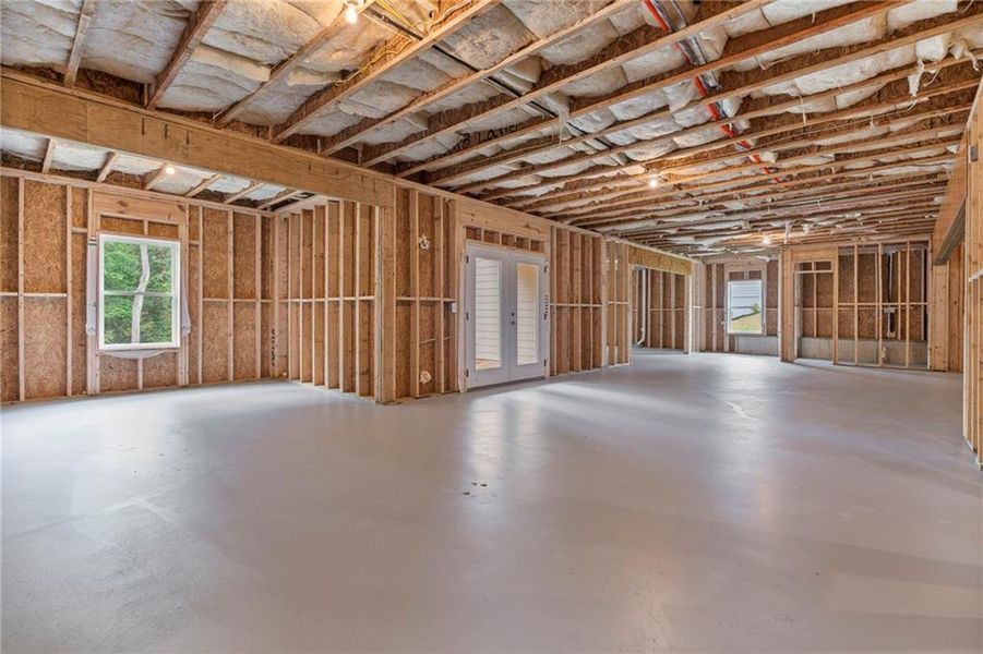 In-progress construction of a new home in , Cumming, GA (Image 29).