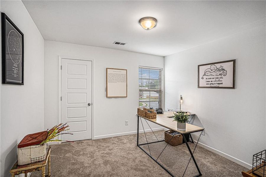 Furnished interior view inside a new home in Vineyard Park, Griffin (Image 17). Furnished interior view inside a new home in Vineyard Park, Griffin (Image 17).