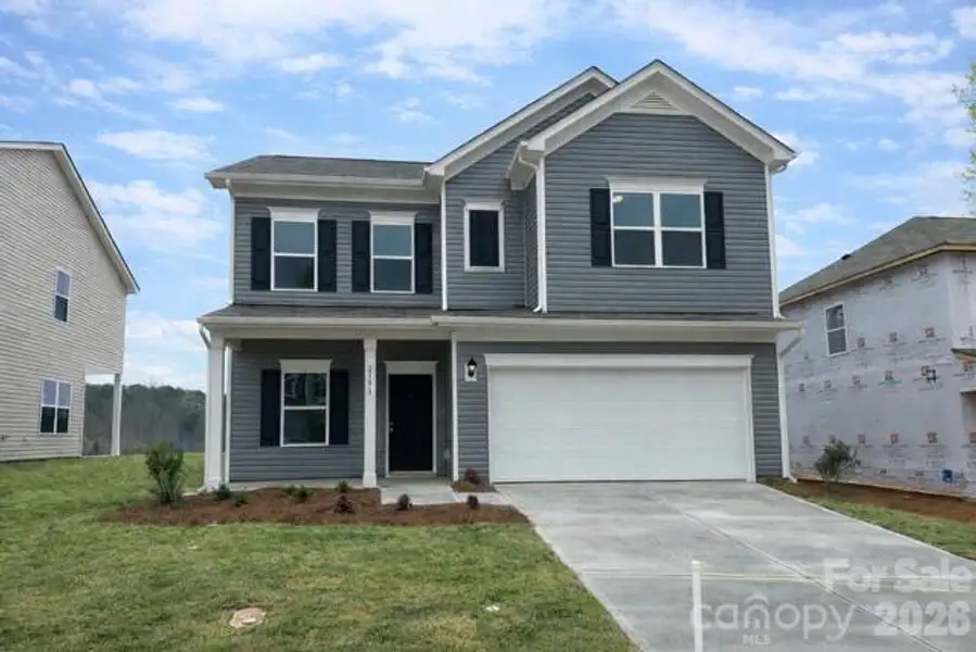 Front exterior of a new home in Catawba Trace, Catawba, NC, highlighting curb appeal (Image 6).
