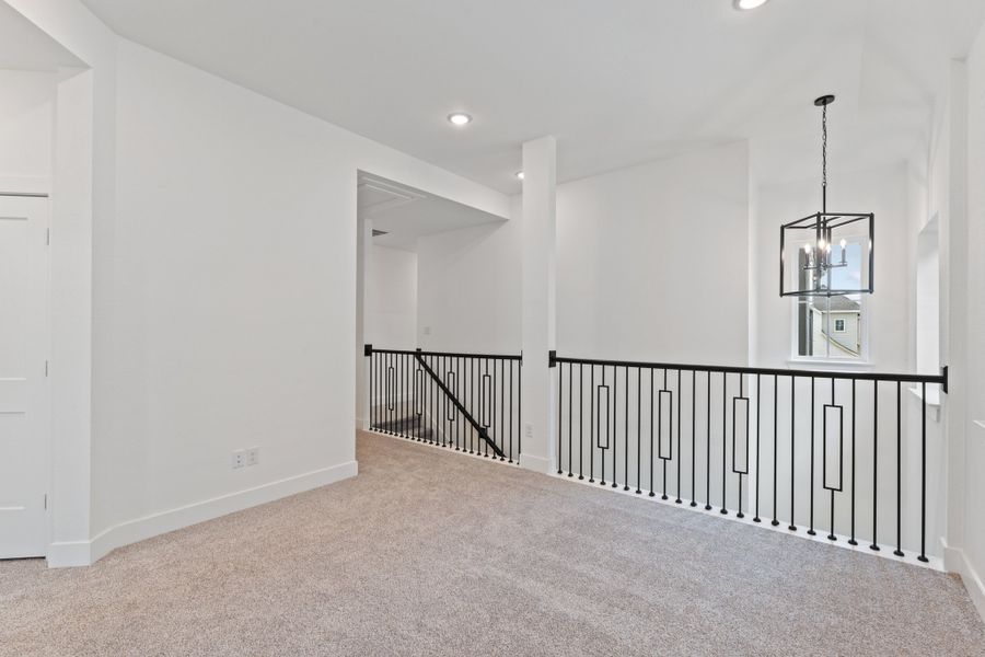 Spacious, unfurnished interior of a new home in Bridgeland, Cypress (Image 40).