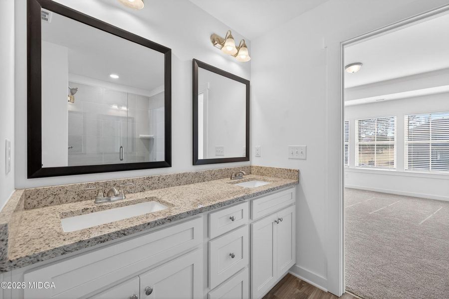 Furnished interior view inside a new home in Robins Estates, Warner Robins (Image 13).