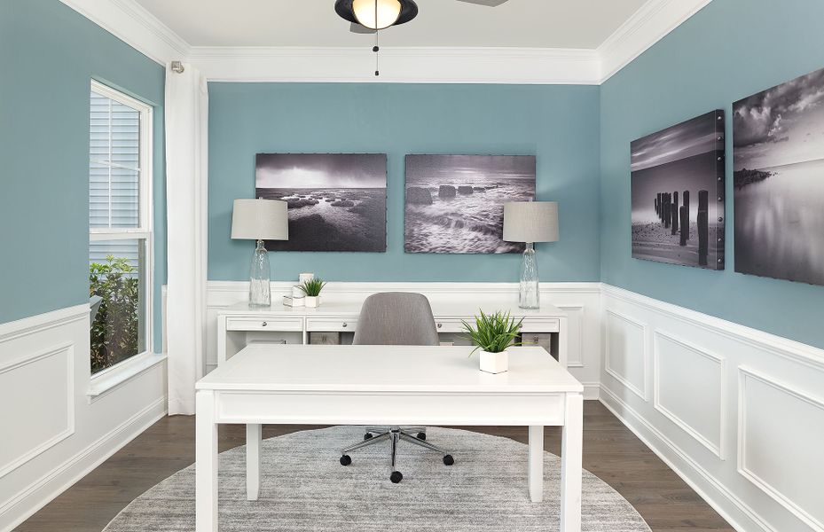 Furnished interior view inside a new home in Waterways, Richmond Hill (Image 9).