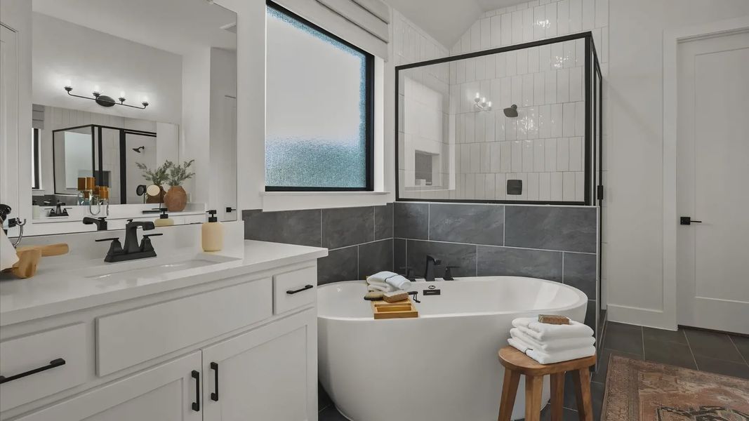 Furnished interior view inside a new home in Newhaven, Manor (Image 13).