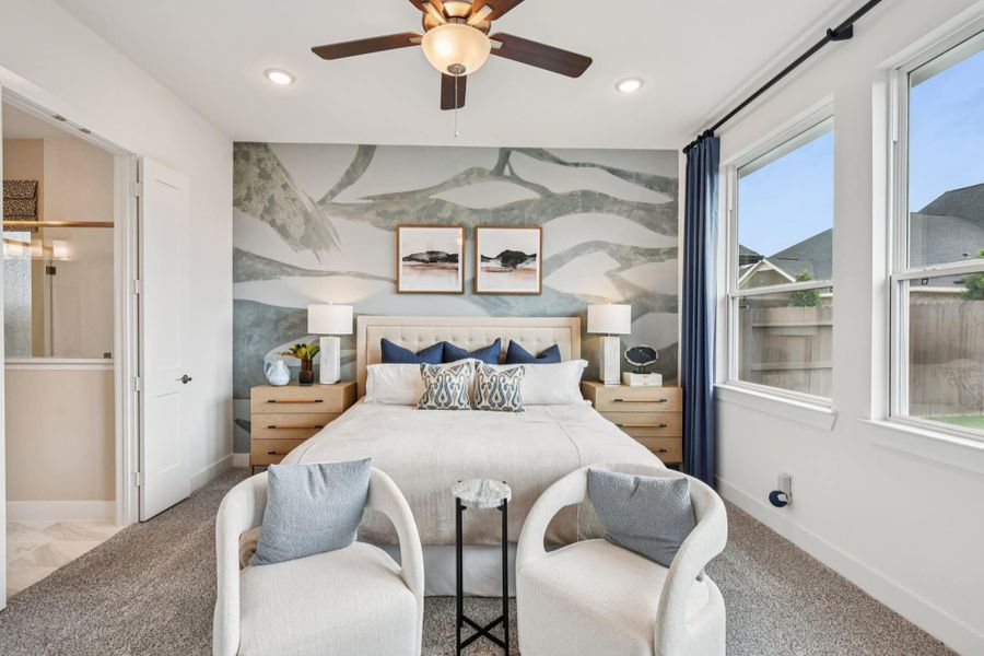 Furnished interior view inside a new home in Wildrye, Waller (Image 23).