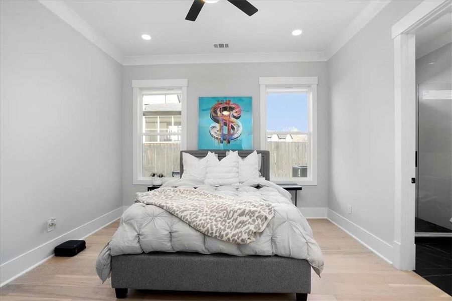 Furnished interior view inside a new home in , Hoschton (Image 20).