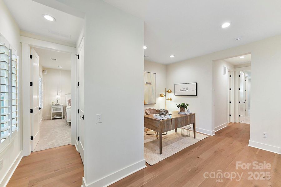 Furnished interior view inside a new home in , Weddington (Image 8).