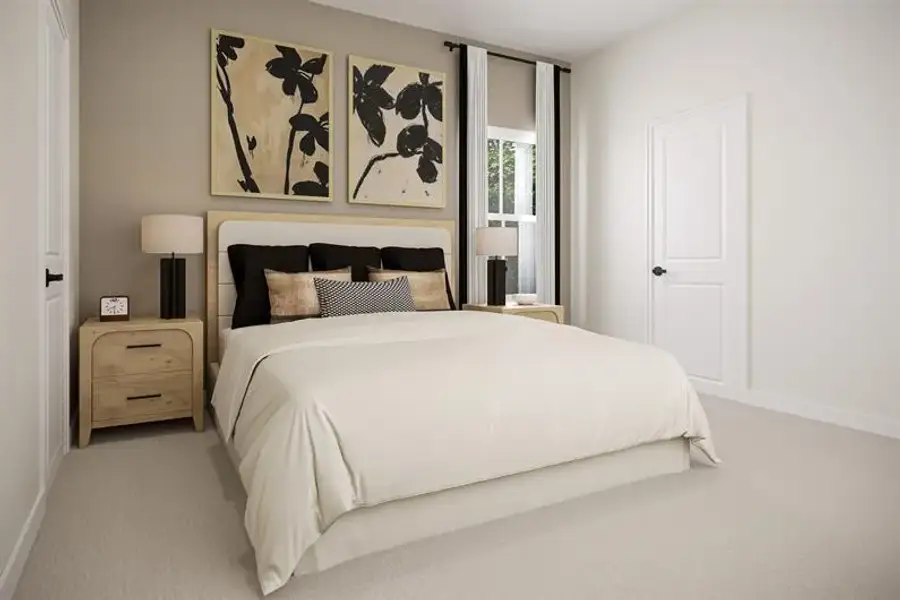 Representative furnished interior of a home built from the Sullivan by Ryan Homes in Kelton, Charlotte (Image 9).
