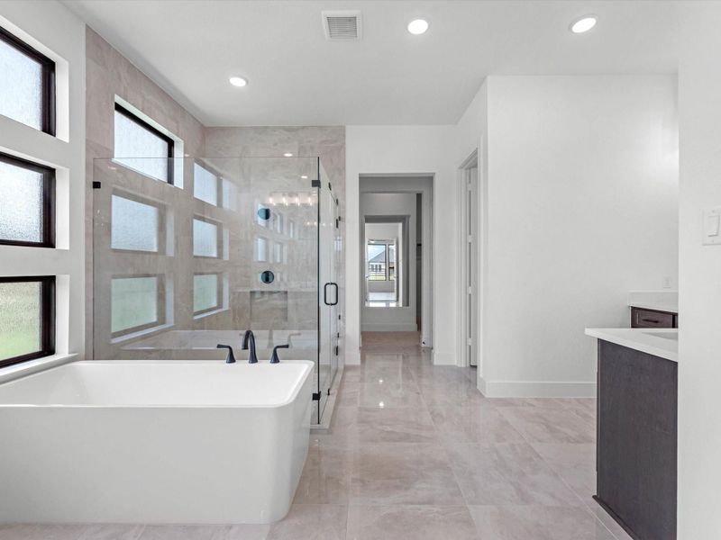 Furnished interior view inside a new home in The Estates at James Lane, Fulshear (Image 5). Furnished interior view inside a new home in The Estates at James Lane, Fulshear (Image 5).