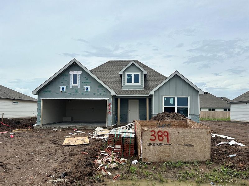 In-progress construction of a new home in , Snook, TX (Image 18).
