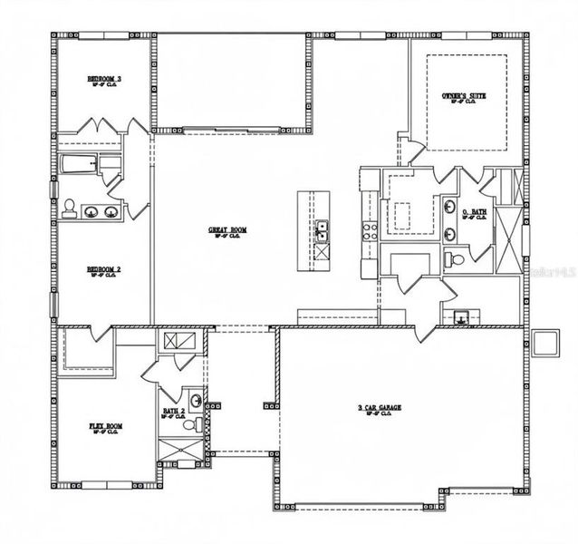 2D floor plan layout of this home in , Homosassa, FL (Image 4).