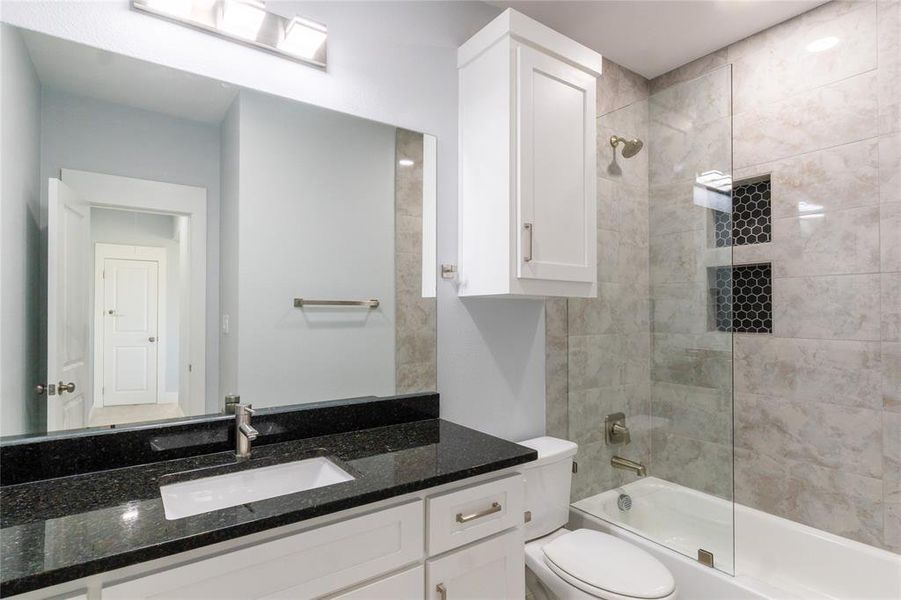 Furnished interior view inside a new home in , Gun Barrel City (Image 5). Furnished interior view inside a new home in , Gun Barrel City (Image 5).