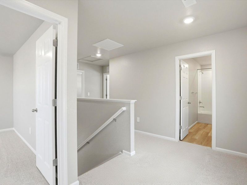 Spacious, unfurnished interior of a new home in Lorson Ranch: The Trail Collection, Colorado Springs (Image 11).
