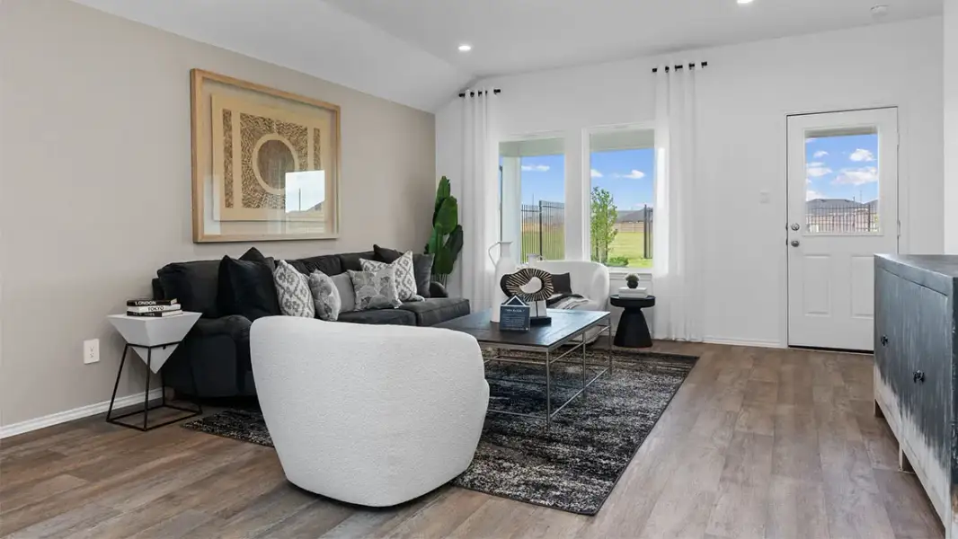 Furnished interior view inside a new home in Emberly, Beasley (Image 6).