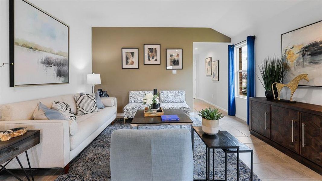 Furnished interior view inside a new home in Springhill South, Boyd (Image 9).