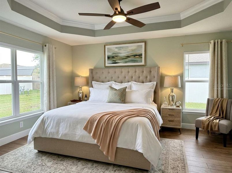 Furnished interior view inside a new home in Orange Blossom Hills, Summerfield (Image 12).
