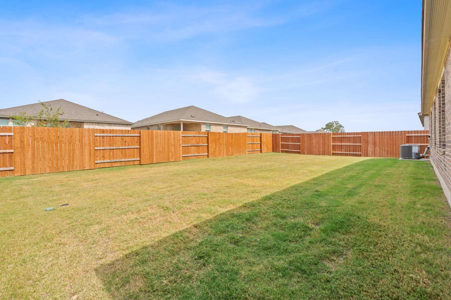 View of fenced backyard View of fenced backyard