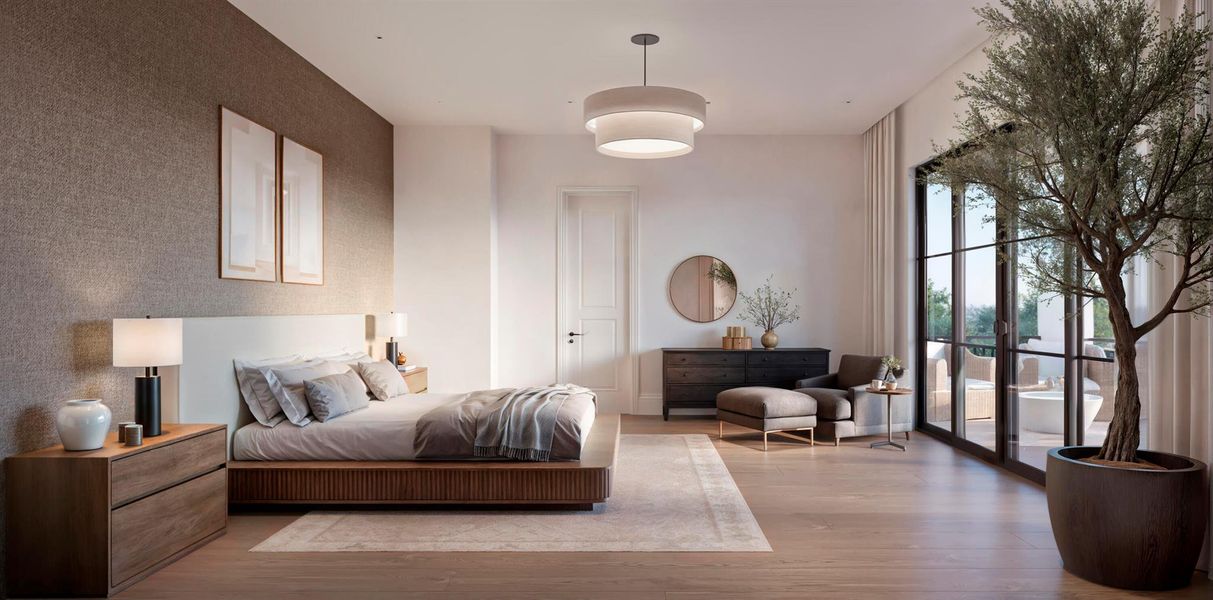 Furnished interior view inside a new home in , Boca Raton (Image 31).