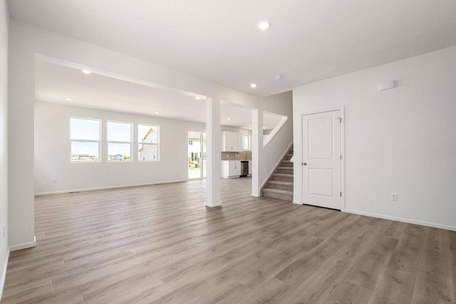 Spacious, unfurnished interior of a new home in Bennett Crossing Reserve, Bennett (Image 12). Spacious, unfurnished interior of a new home in Bennett Crossing Reserve, Bennett (Image 12).