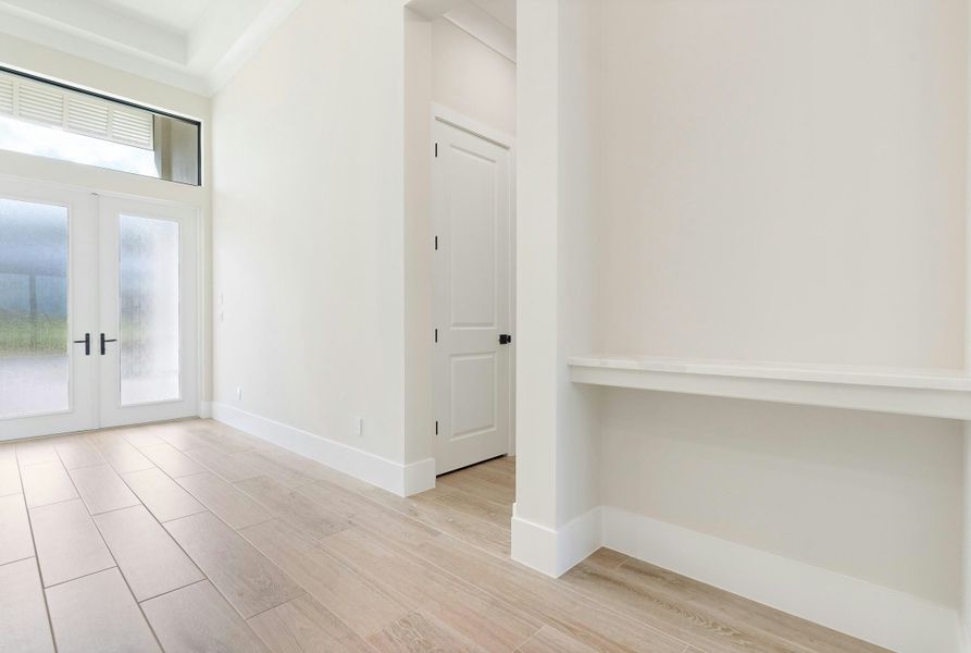 2D floor plan layout for the Madrona by GHO Homes in Tesoro Club, Port St. Lucie, FL (Image 58).