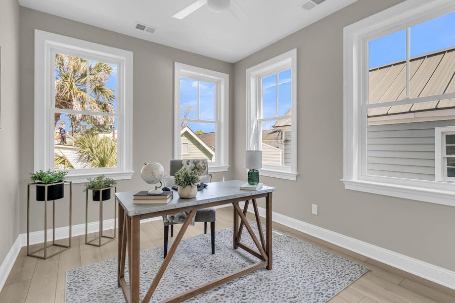 Furnished interior view inside a new home in , Charleston (Image 14).