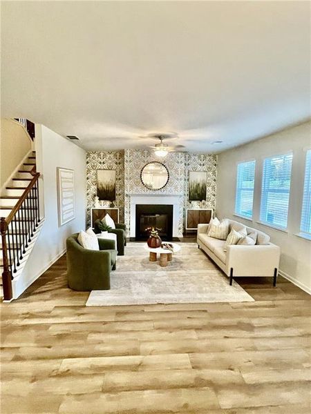 Furnished interior view inside a new home in Kingsmere Estates, Loganville (Image 13).