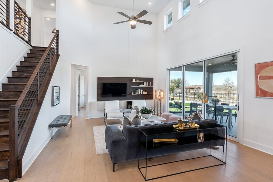 Furnished interior view inside a new home in Easton Park, Austin (Image 9).