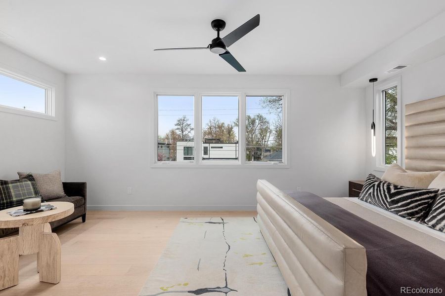 Furnished interior view inside a new home in , Denver (Image 12).