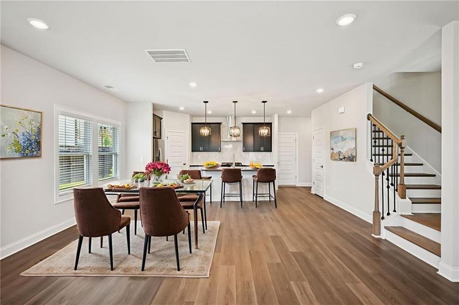 Furnished interior view inside a new home in Hemingway - Cottage Series, Cumming (Image 10).