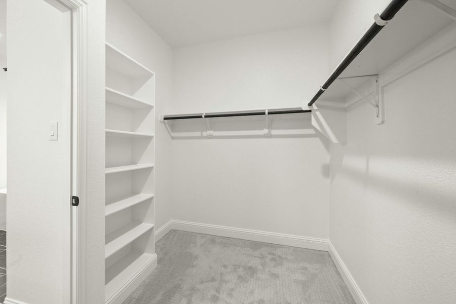 Representative unfurnished interior of a home built from the Dickson by Kindred Homes in Oak Creek Ranch, Waxahachie (Image 26).