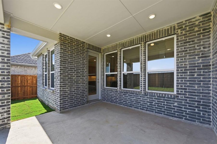 Exterior details and patio area of a home in Heritage Ranch: 50ft. lots, Sherman (Image 2). Exterior details and patio area of a home in Heritage Ranch: 50ft. lots, Sherman (Image 2).