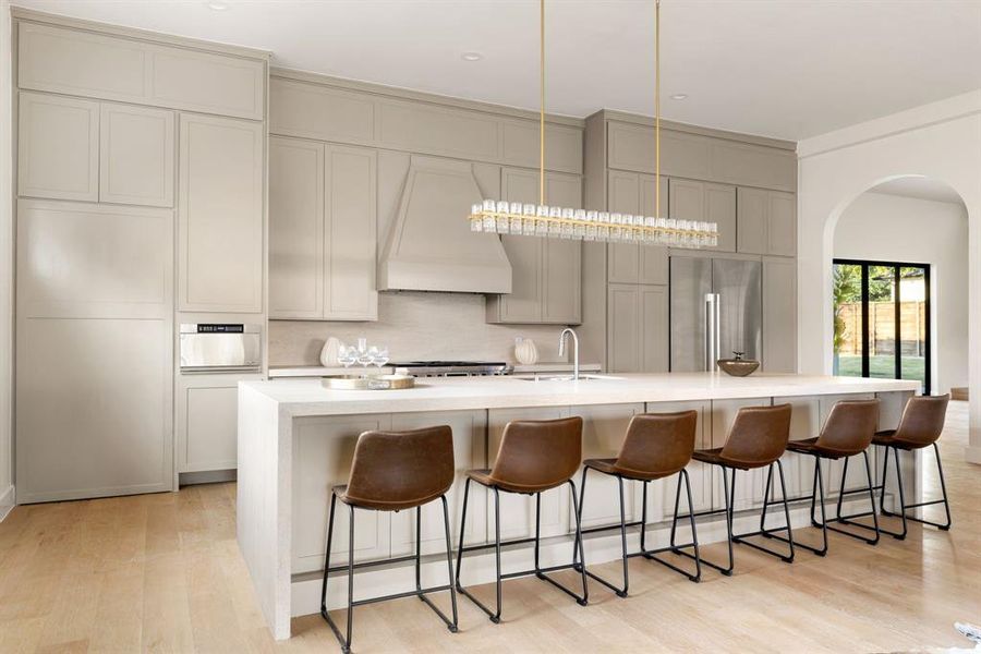 Furnished interior view inside a new home in , Dallas (Image 30).