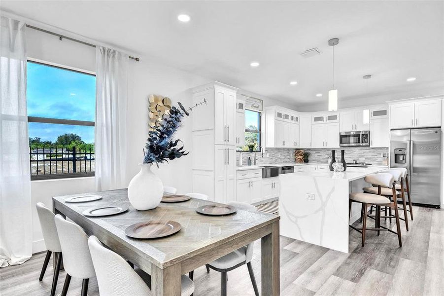 Furnished interior view inside a new home in , Pinellas Park (Image 7).