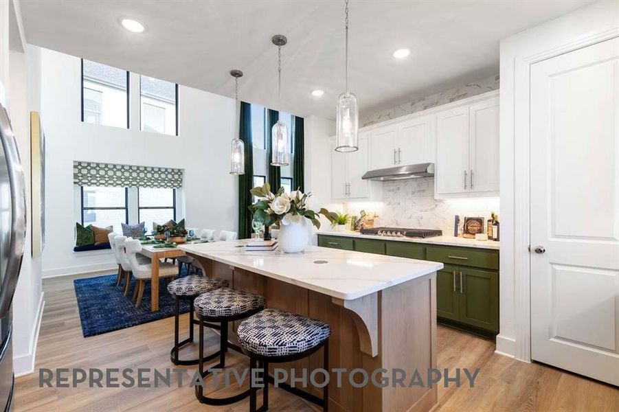 Furnished interior view inside a new home in Mosaic, Celina (Image 5).