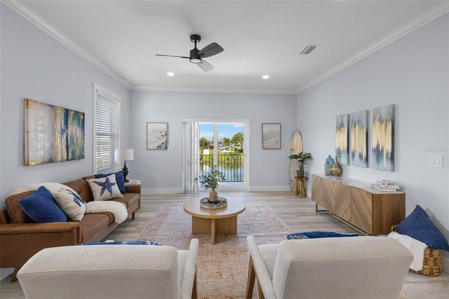 Furnished interior view inside a new home in , Hernando Beach (Image 16).