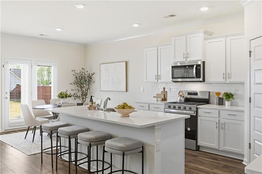 Furnished interior view inside a new home in Independence, Loganville (Image 39).
