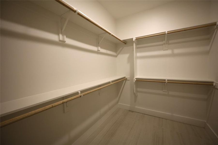 View of spacious closet