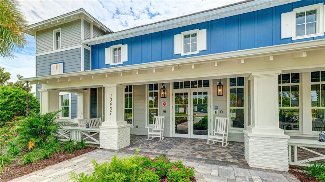 Exterior details and patio area of a home in , Parrish (Image 22).