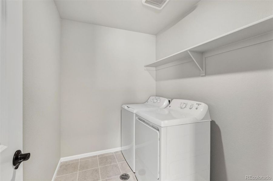 Close-up of interior finishes inside a home in Woodrose at Painted Prairie, Aurora (Image 18).