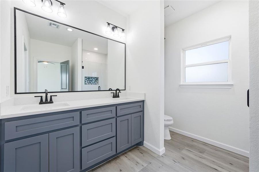 Furnished interior view inside a new home in , Bremond (Image 4).