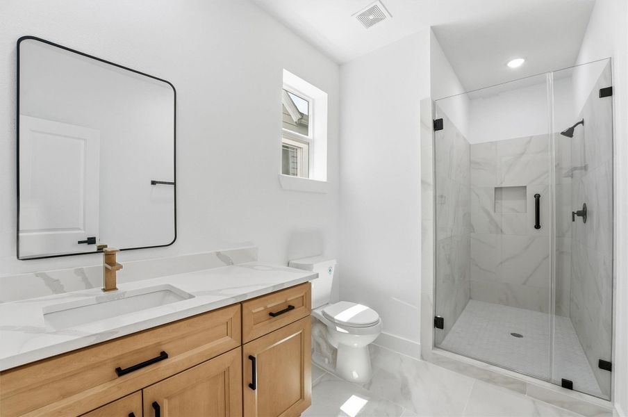 Furnished interior view inside a new home in , Houston (Image 9).