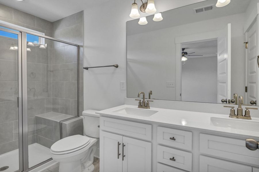 Furnished interior view inside a new home in Lake Carolina Townhomes, Columbia (Image 14).