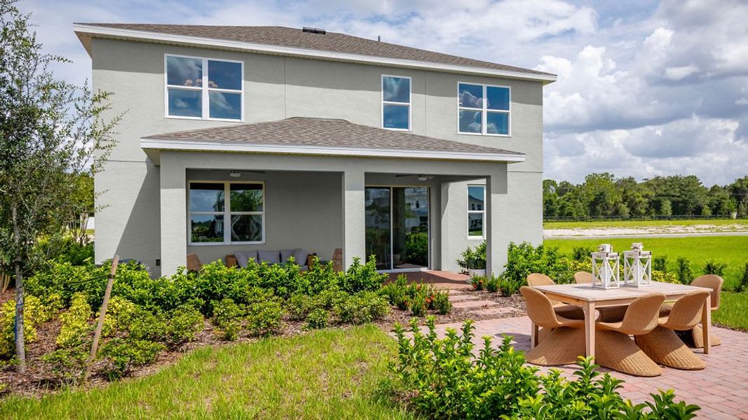 Covered Lanai | Newcastle | New Homes in Central Florida | Landsea Homes