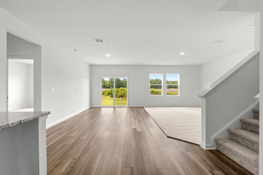 Representative unfurnished interior of a home built from the Sagan by Starlight Homes in Brookshire at Legacy Hills, Celina (Image 18).