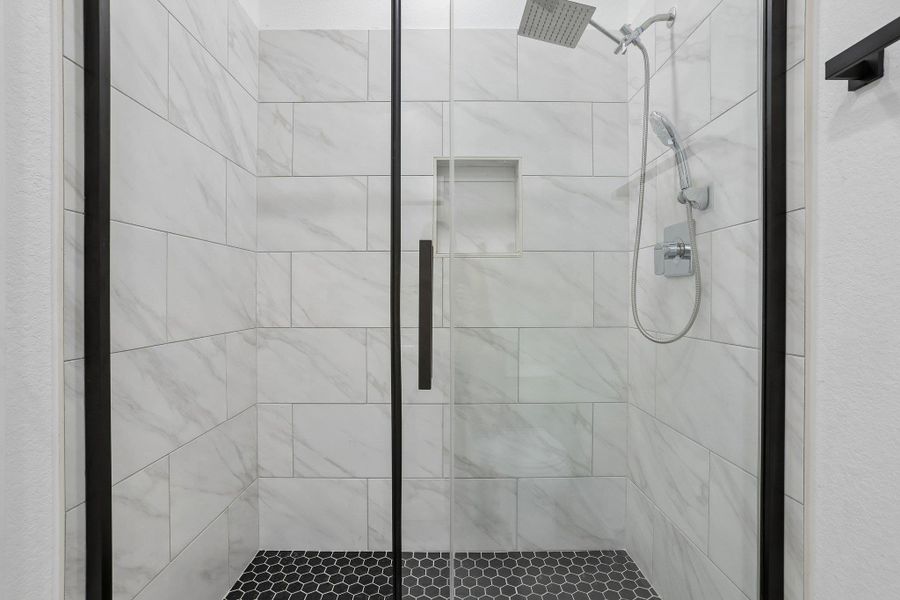 Close-up of interior finishes inside a home in , Bastrop (Image 10).