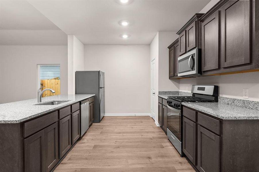 Furnished interior view inside a new home in Creekside Estates, Terrell (Image 3).