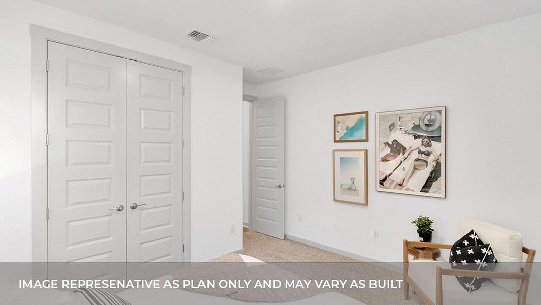 Furnished interior view inside a new home in Rosenbusch Ranch, Leander (Image 24). Furnished interior view inside a new home in Rosenbusch Ranch, Leander (Image 24).