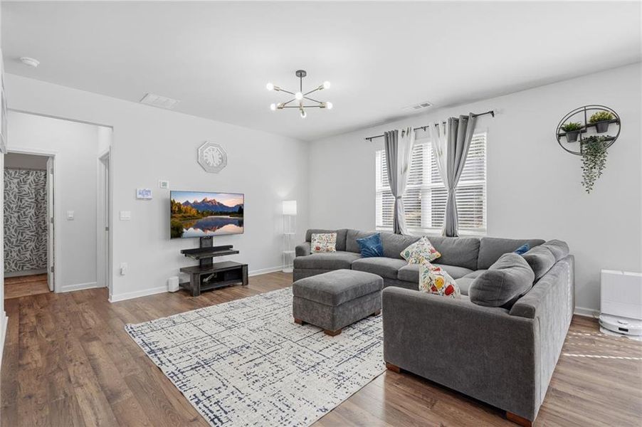 Furnished interior view inside a new home in , Dawsonville (Image 13).