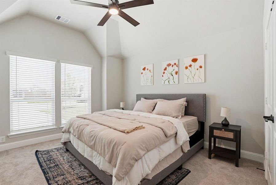 Furnished interior view inside a new home in Hayes Crossing, Midlothian (Image 35).